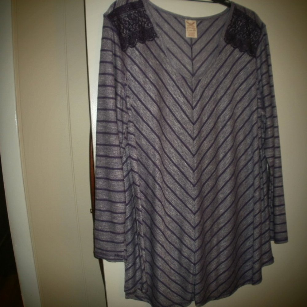 Women's Faded Glory Purple top size 18W-20W